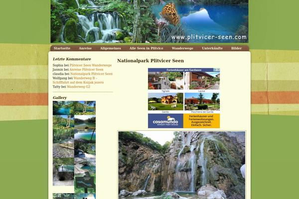 Going Green theme site design template sample