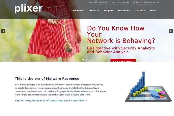 plixer theme websites examples