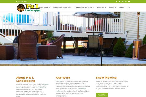 Divi Child theme site design template sample