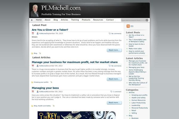 iNove theme site design template sample