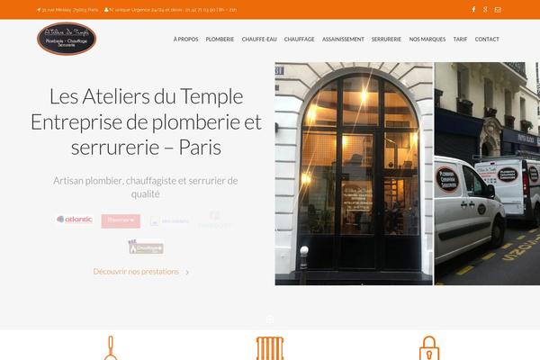 The-simple theme site design template sample