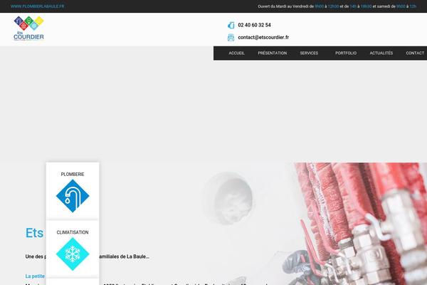 Twentyseventeen-child theme site design template sample