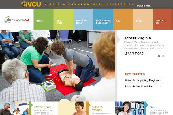 pluggedinva.com site used Artmyweb