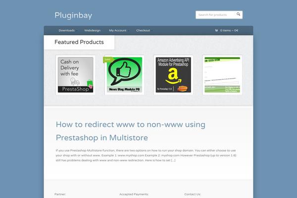 Wootique theme site design template sample