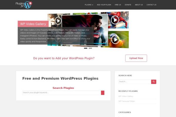 Site using WP Video Gallery plugin