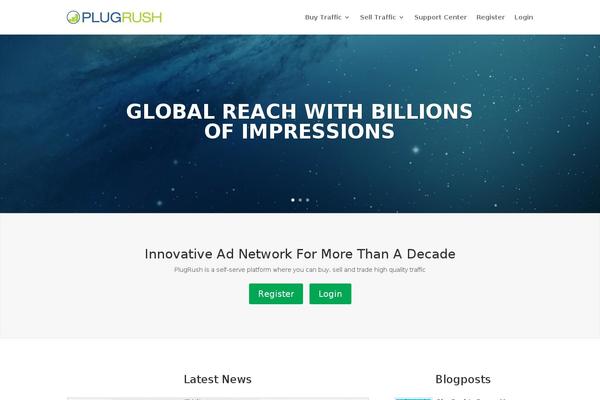 Site using Td-newsletter plugin