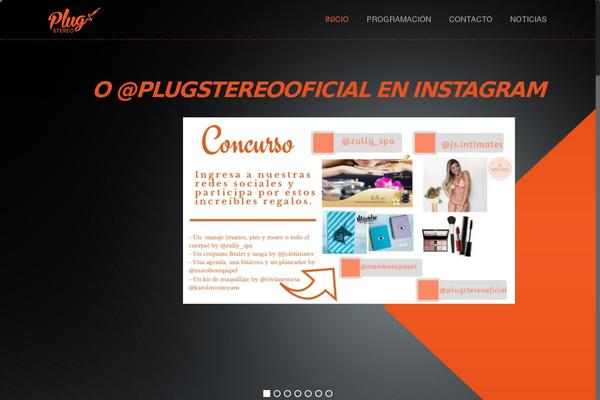 Site using Wonderplugin-audio plugin