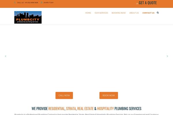 plumbcity.com.au site used Plumbin