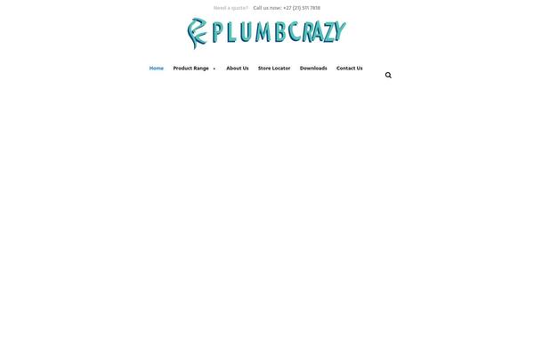 Plumbing theme site design template sample