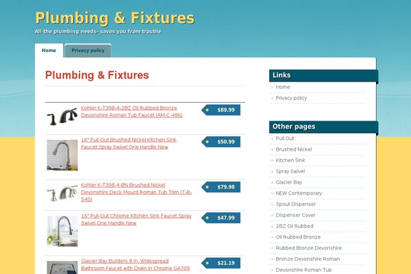 Citizen Journal theme site design template sample