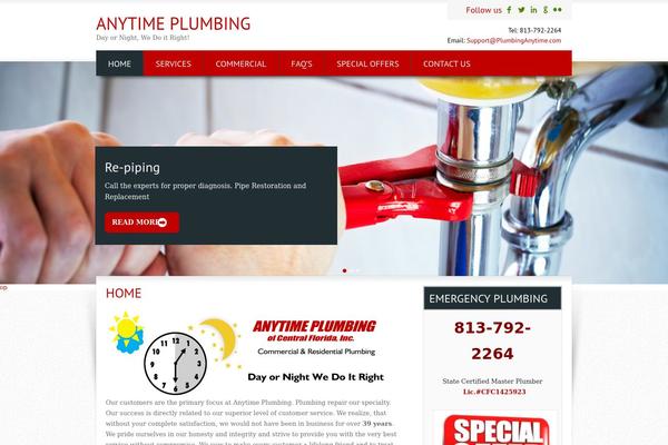 SKT Bizness theme site design template sample