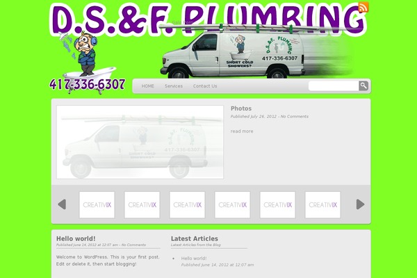 WP-Creativix theme site design template sample
