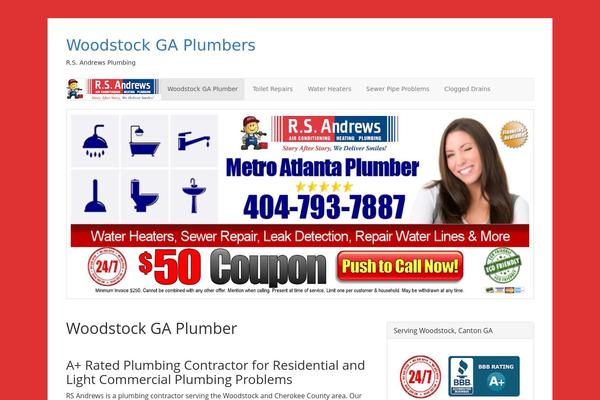 Bootville theme site design template sample