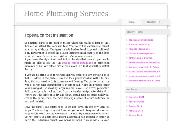 voidy theme site design template sample