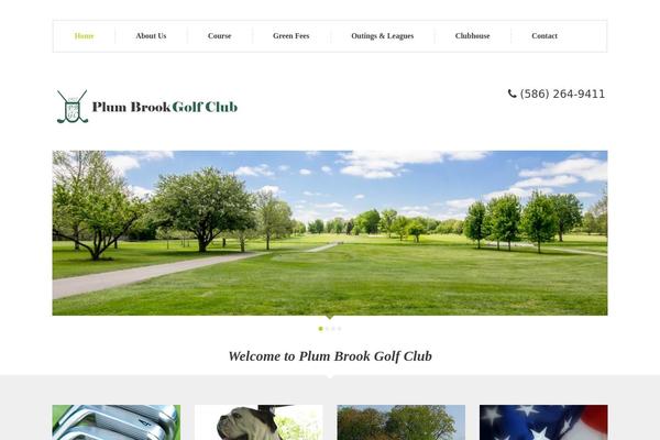 plumbrookgolf.com site used Theme46546