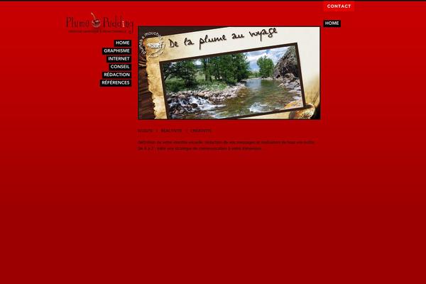 plume-pudding.com site used ShapeShifter
