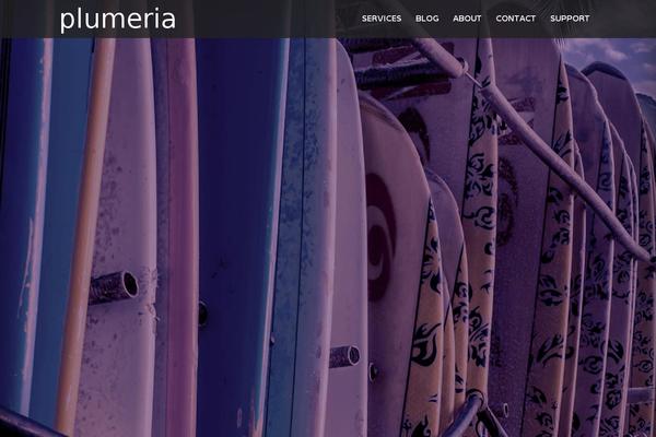 plumeriawebdesign.com site used Plumeriaweb