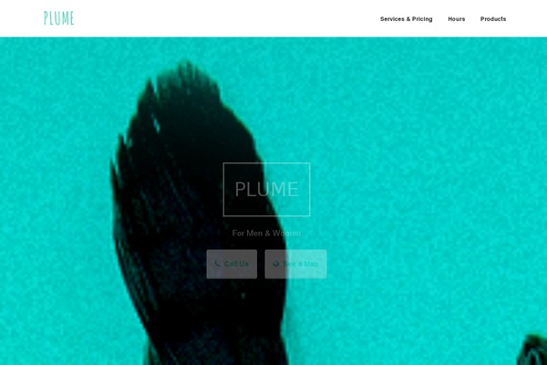 plumesalon.com site used Micropage