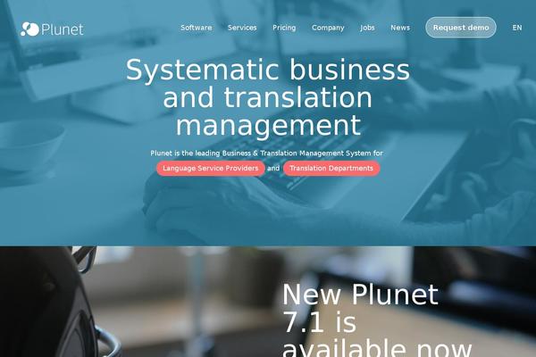 plunet theme websites examples