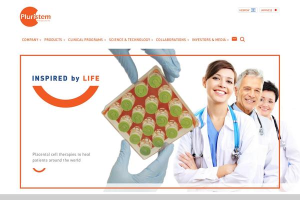pluristem.com site used Pluristem