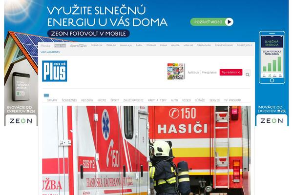 plus1den.sk site used Vju