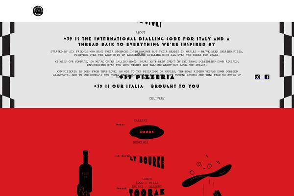 plus39.com.au site used Pizzeria