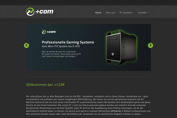 eClipse theme site design template sample