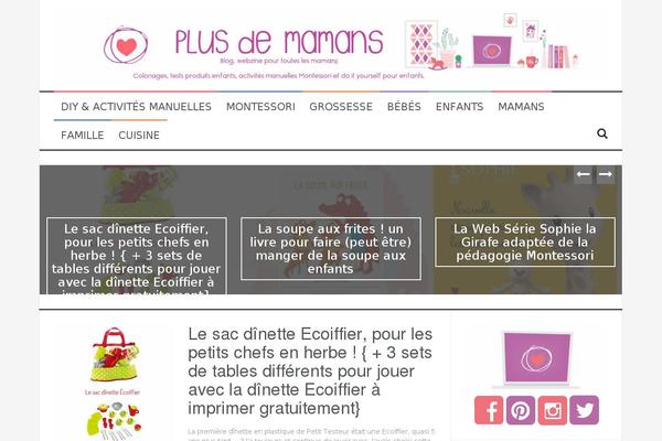 FlyMag theme site design template sample