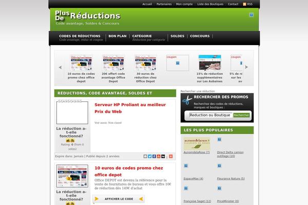 Couponpress theme site design template sample