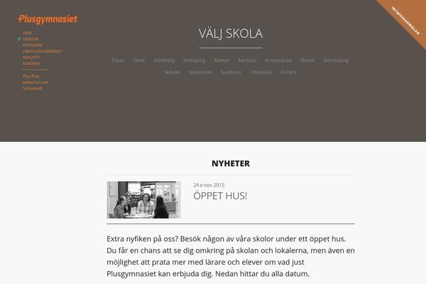 plusgymnasiet.se site used Ams