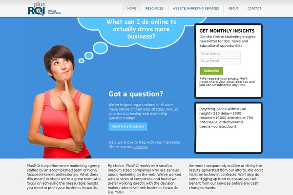 Site using Kadence-simple-share plugin