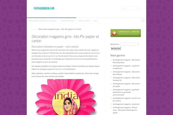 Trim theme site design template sample