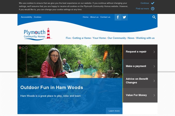 Site using ForeCMS plugin
