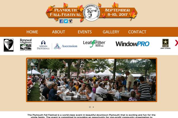 fallfest theme websites examples