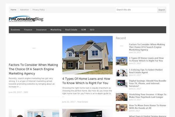 NewsPlus theme site design template sample