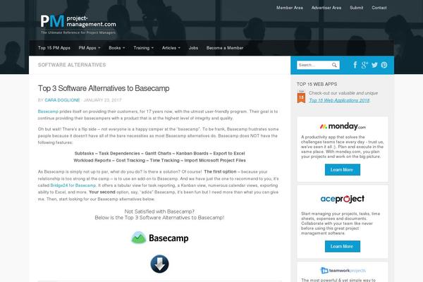 WordPress website example screenshot