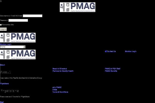 Pmag theme site design template sample