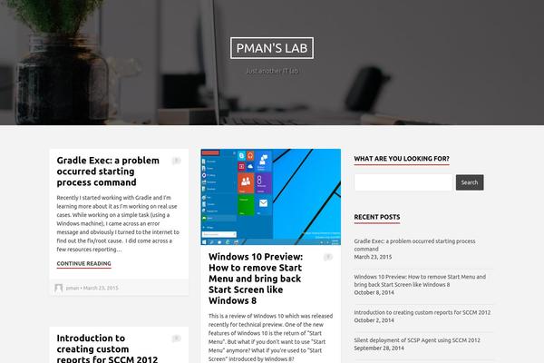Griffin theme site design template sample