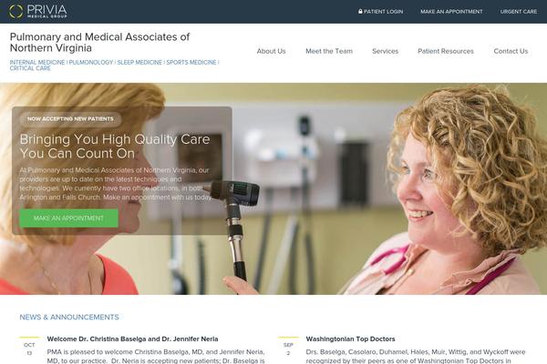 Priviaccs theme site design template sample