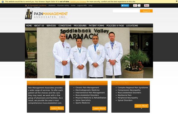 Pma theme site design template sample