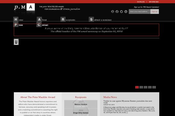 pmaward.org site used Pma
