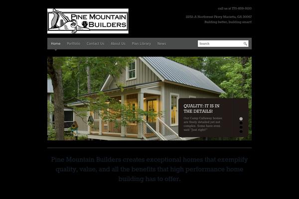 Blackbird theme site design template sample