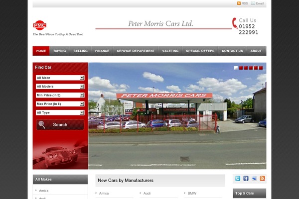 Automobile theme site design template sample