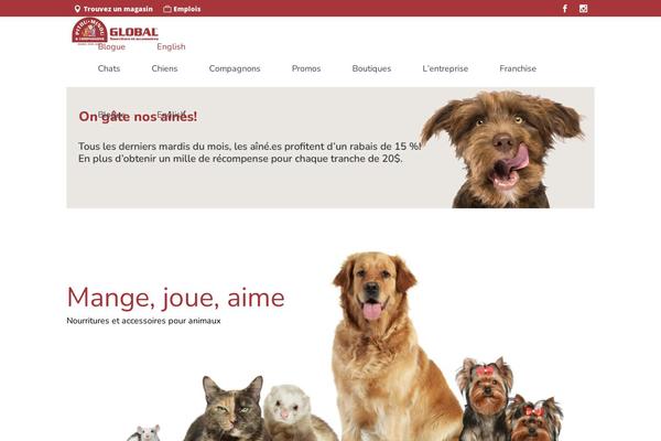 PawFriends theme site design template sample
