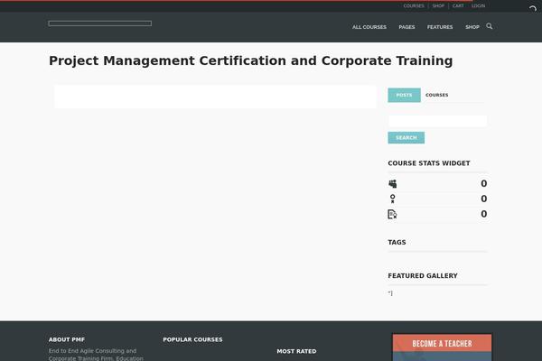 WPLMS theme site design template sample