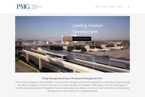 Salient theme site design template sample