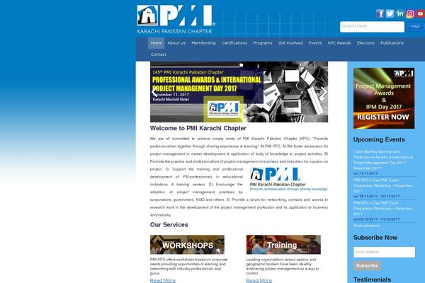 Site using Facebook Like Box plugin
