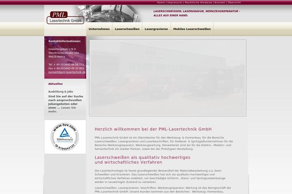 pml-lasertechnik.de site used Pml