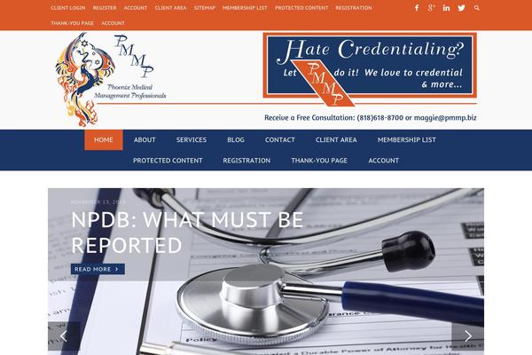 PRESSO theme site design template sample