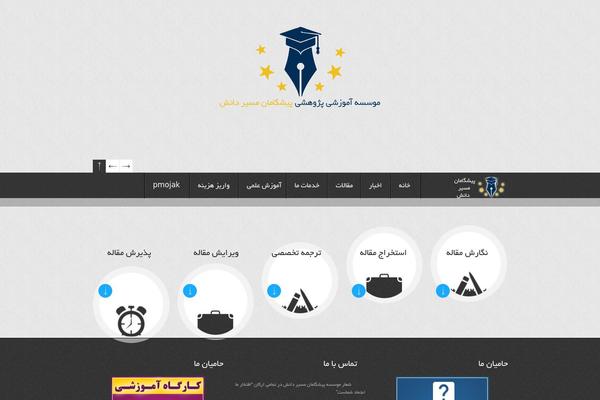 Zephyr theme site design template sample